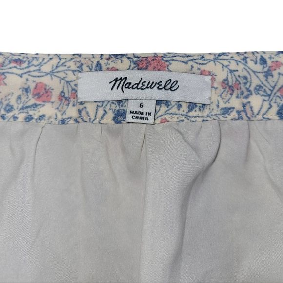 Madewell Ruffle-Wrap Midi Skirt in Shadowpetal size 6 - Picture 3 of 3